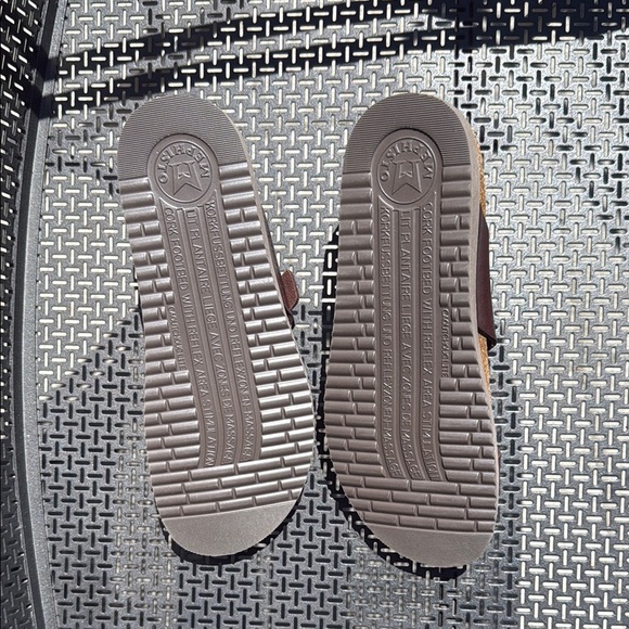 Mephisto Brown Sandals with Cork Footbed and Bow Detail - Picture 3 of 5